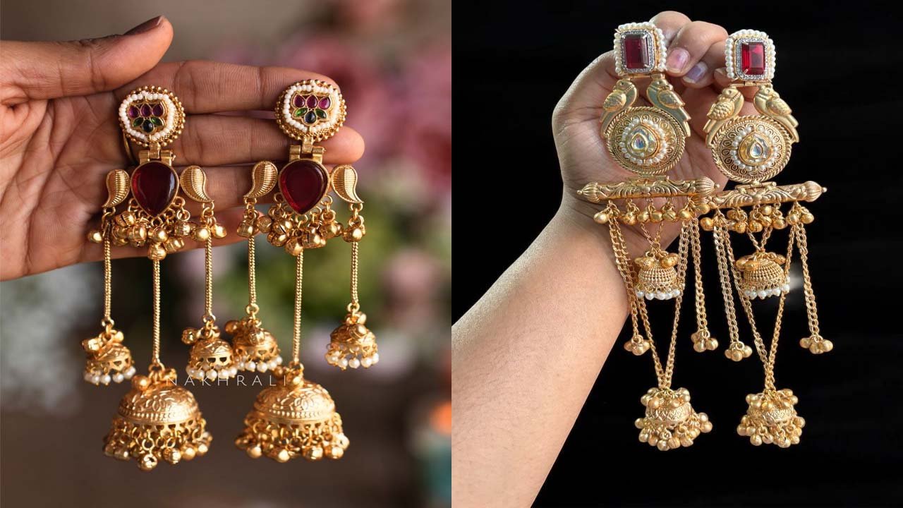 ट्रेंडिंग Kashmiri jhumka design वेडिंग सीज़न की पहली पसंद!