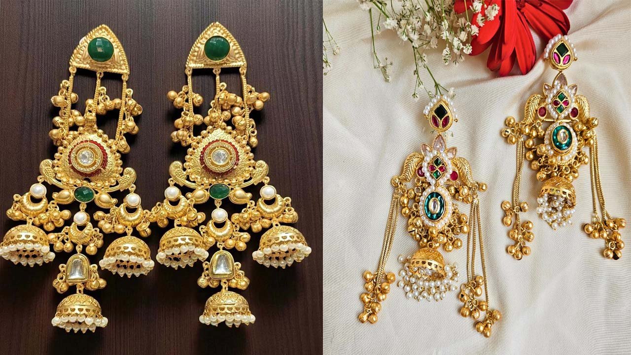 ट्रेंडिंग Kashmiri jhumka design वेडिंग सीज़न की पहली पसंद!