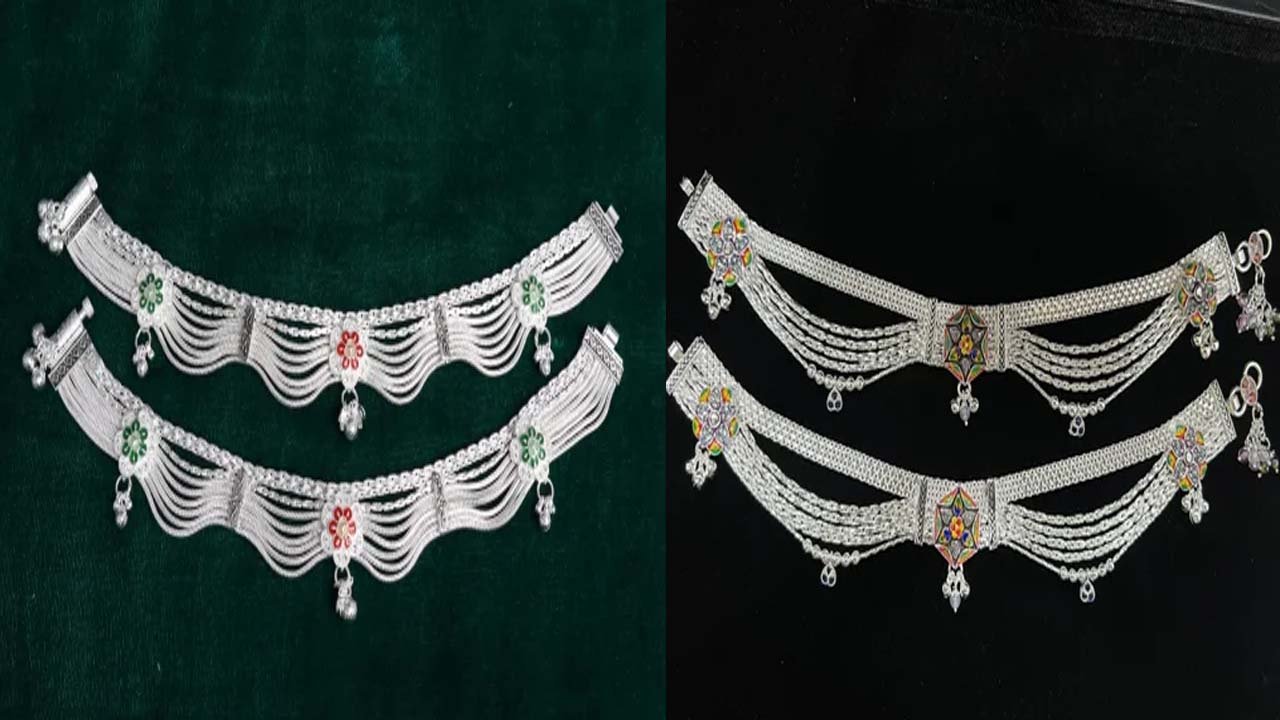 Silver Payal Designs: बेस्ट है ये हल्की पायल डिज़ाइन बढ़ेगी आपके पैरों की रौनक