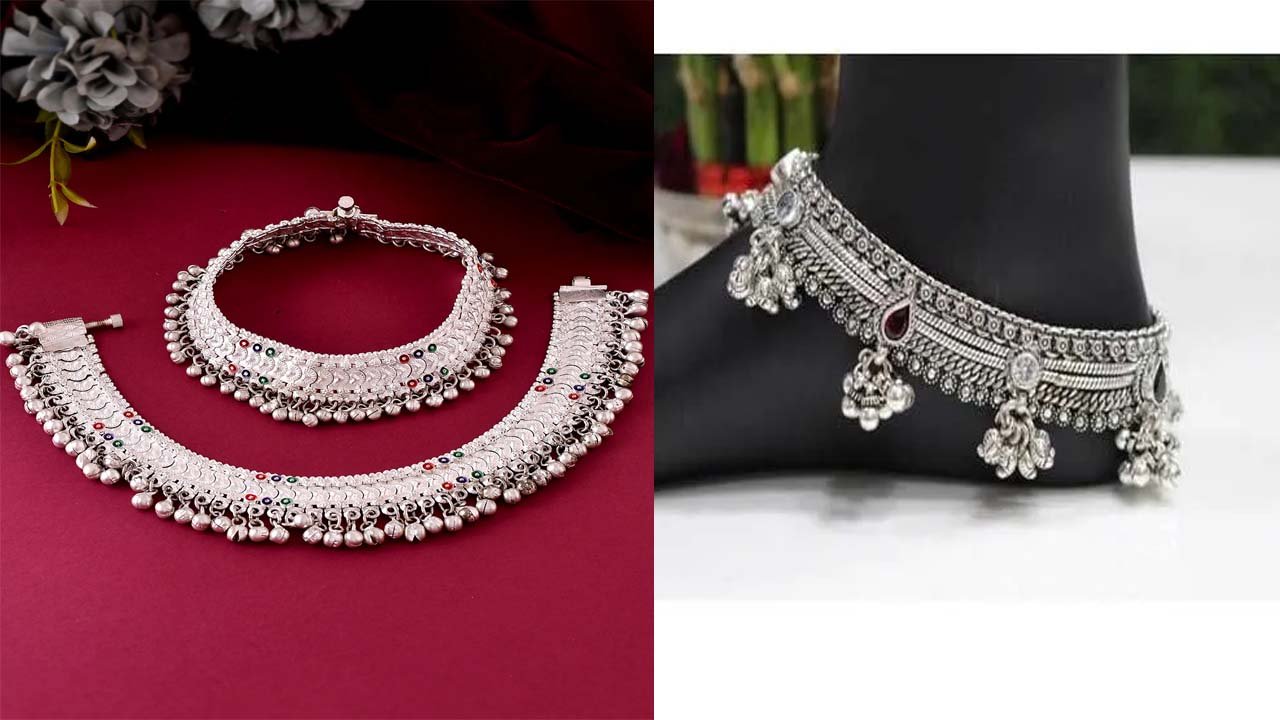 Silver Payal Designs: बेस्ट है ये हल्की पायल डिज़ाइन बढ़ेगी आपके पैरों की रौनक