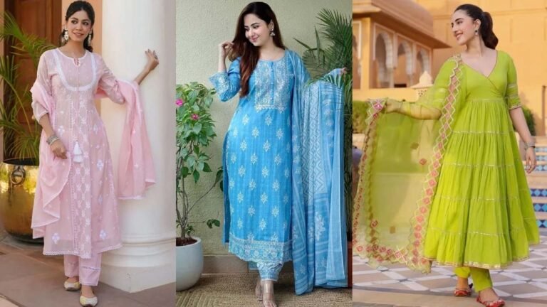 महिलाओं के लिए डिजाइनर Chikankari Kurta Set हर अवसर पर दिखेंगी एलिगेंट और स्टाइलिश