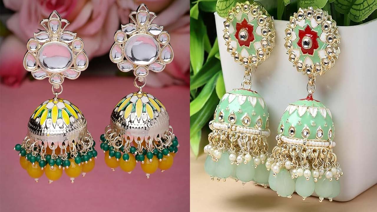 एथनिक लुक को Perfect बनाएंगे ये Latest Jhumka Designs, यहां देखें Best Collection