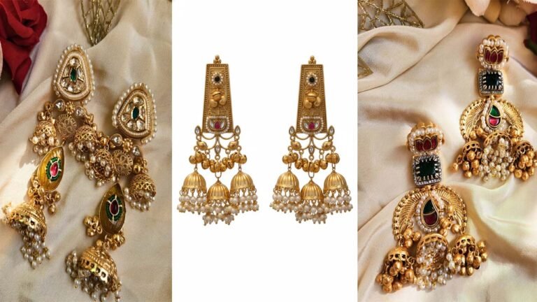 Latest Jhumka Designs वेडिंग लुक को परफेक्ट बनाने के लिए अट्रैक्टिव ऑप्शंस