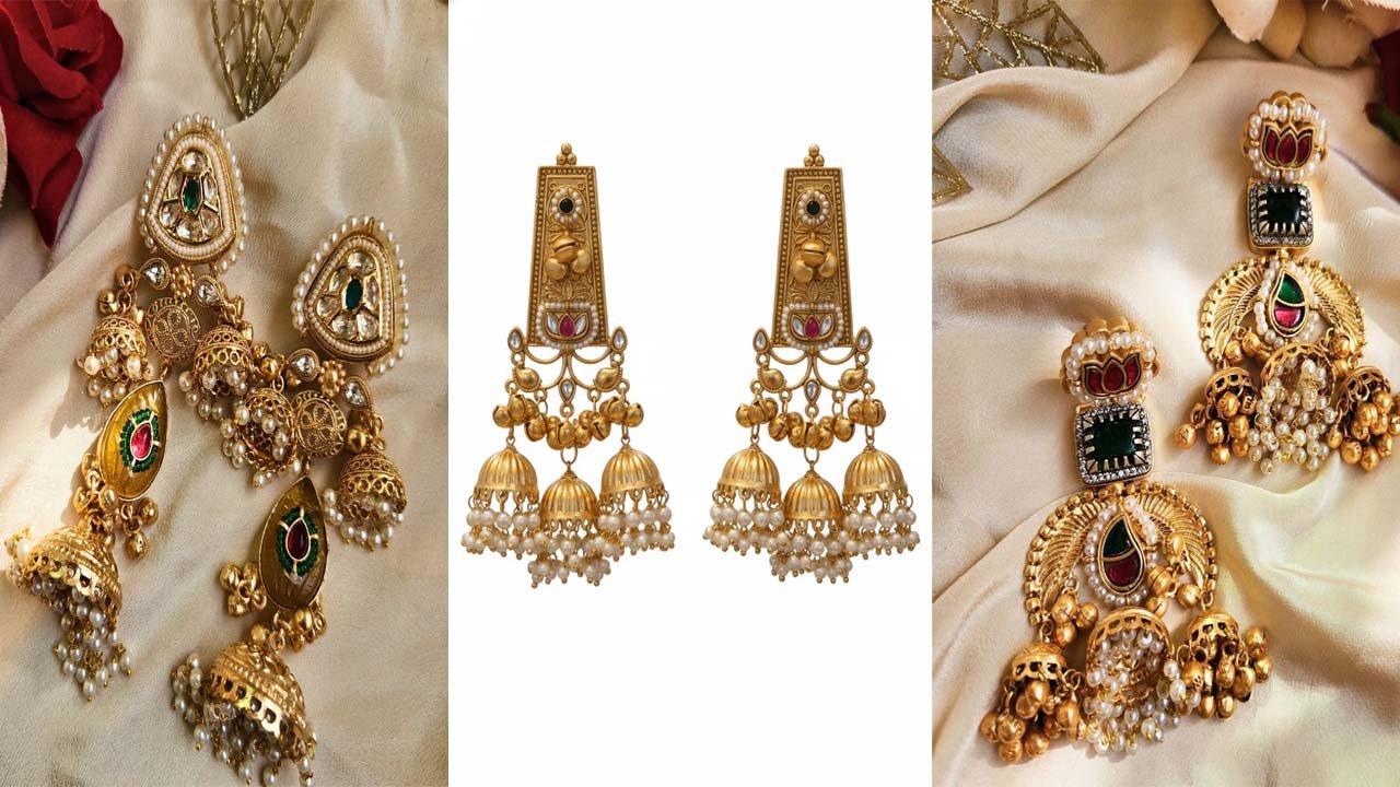 Latest Jhumka Designs वेडिंग लुक को परफेक्ट बनाने के लिए अट्रैक्टिव ऑप्शंस