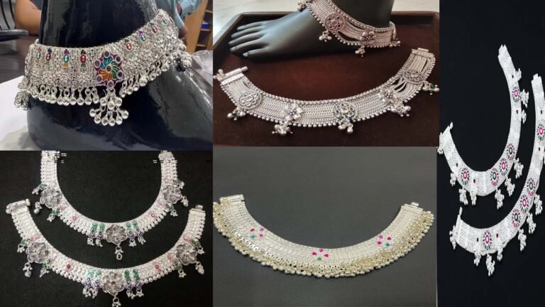 Silver Payal designs: शादी में दुल्हन को बेस्ट तोहफा – ट्रेडिशनल स्टाइल और स्मार्ट चॉइस!