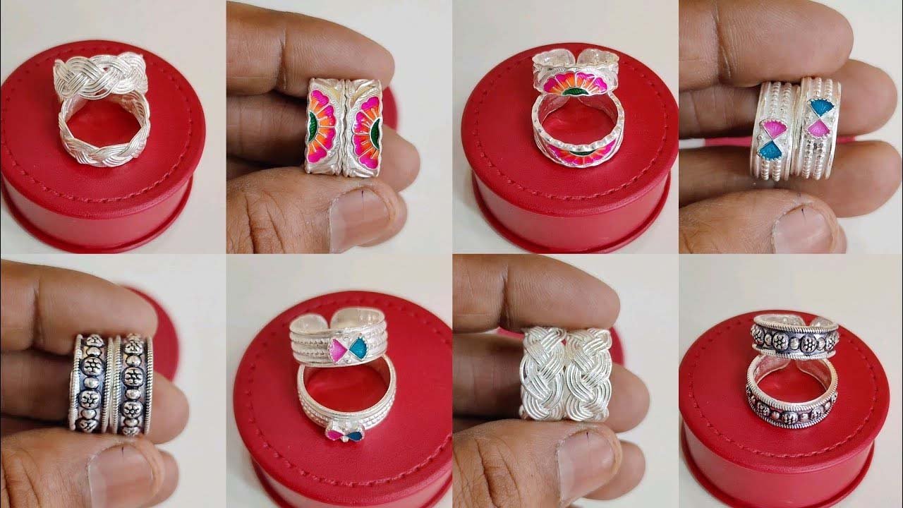 Silver Toe Ring Designs: स्टोन, फ्लोरल और मल्टीकलर स्टाइल्स से पैरों की रौनक बढ़ाएं