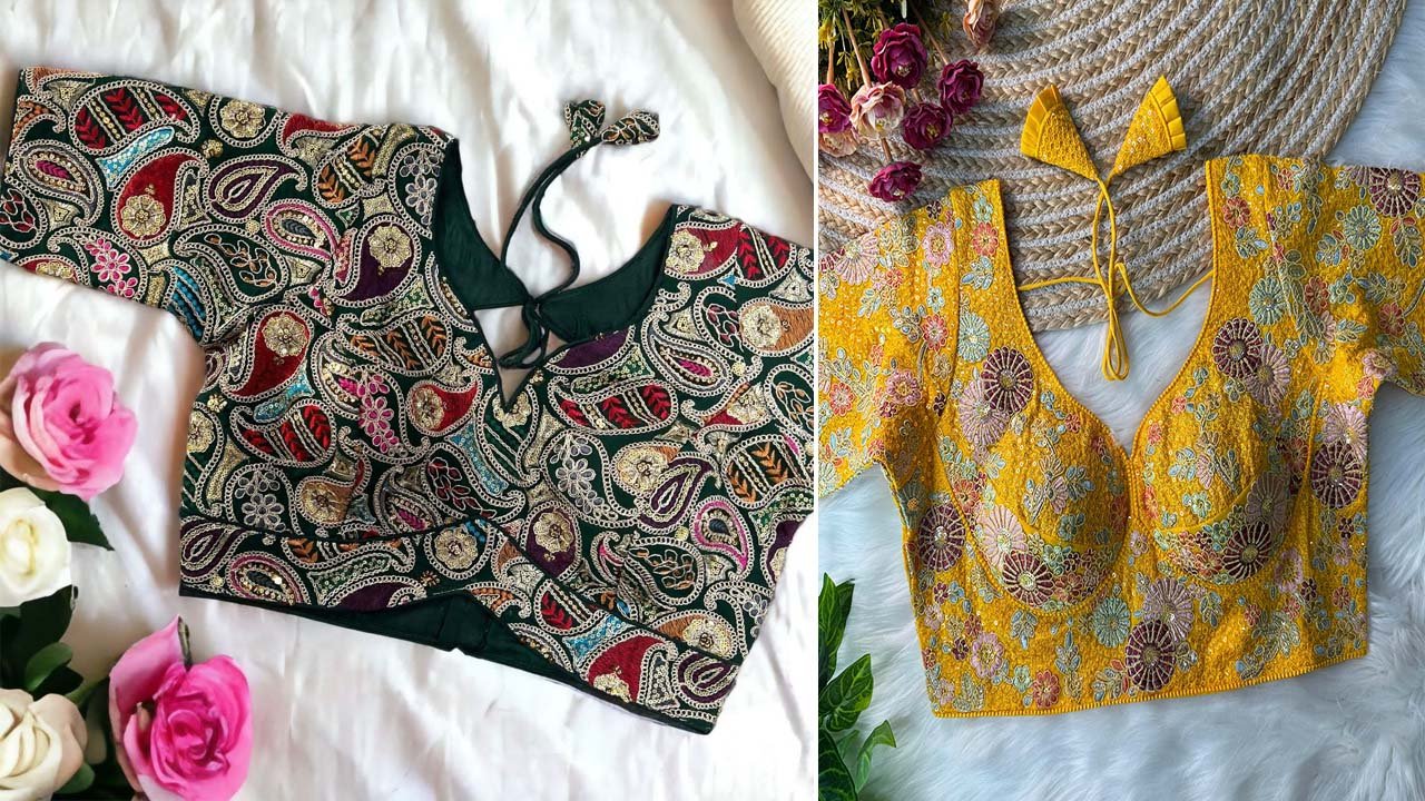 Blouse ke Designs: साड़ी के साथ खूब जचेंगे ऐसे मल्टीकलर ब्लाउज, दिखेंगी खूबसूरत