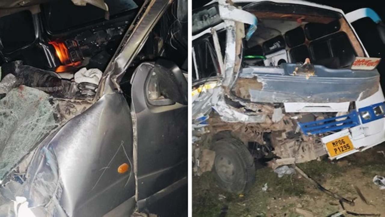 Hindi News | Hurdang News 3 बस की टक्कर से वैन सवार 5 लोगों की मौत