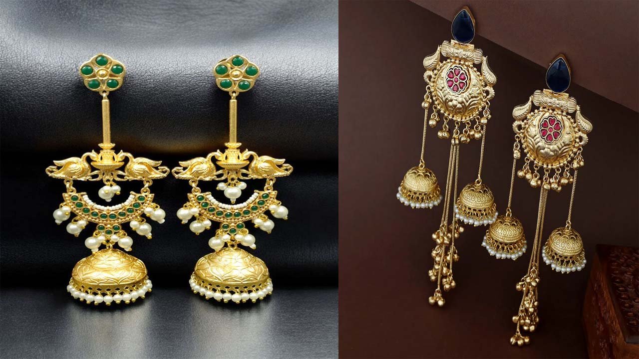 Kashmiri jhumka Designs: शादी में सूट या साड़ी के साथ रॉयल लुक, देखें लेटेस्ट स्टाइल्स