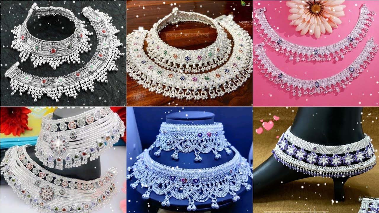 Bridal silver Payal designs 2026: पर्ल, हाथी, डबल लेयर और घुंघरू स्टाइल्स से पैर सजाएं