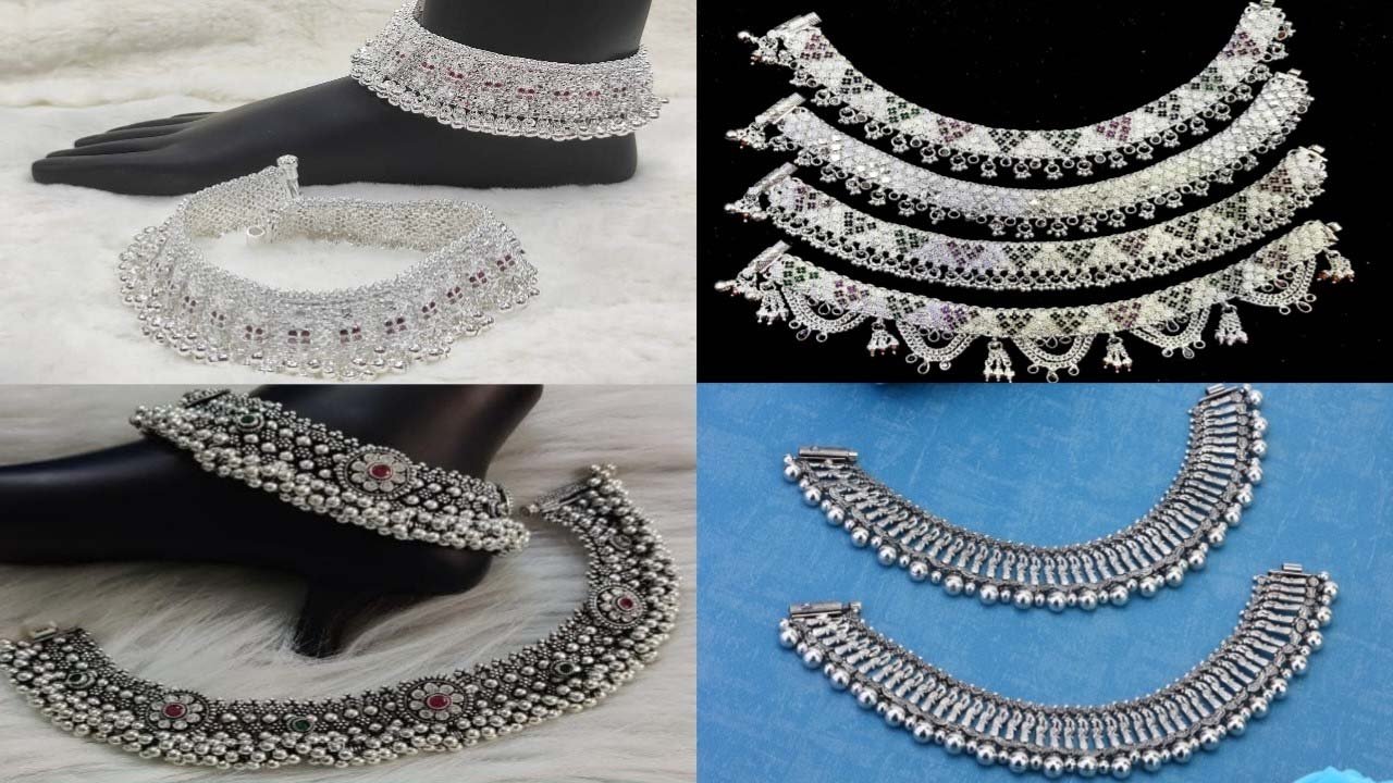 Bridal silver Payal designs 2026: पर्ल, हाथी, डबल लेयर और घुंघरू स्टाइल्स से पैर सजाएं