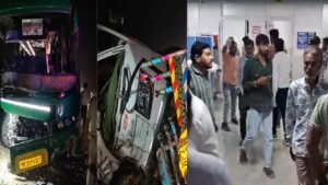 MP में बड़ा हादसा, बस पिकप टक्कर, 10 लोगो की मौत