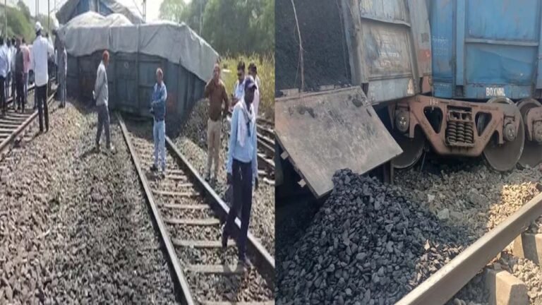 कटनी बिग ब्रेकिंग: न्यू कटनी जंक्शन पर भयानक रेल हादसा – कोयला मालगाड़ी की 7 बोगियां पलटीं