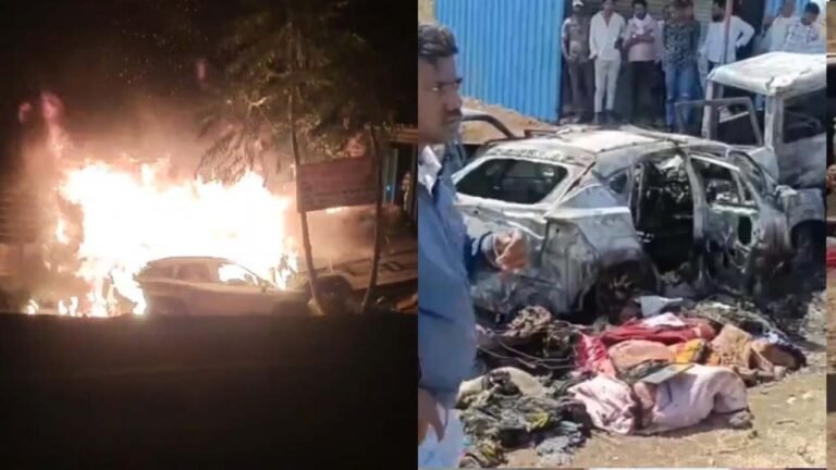 सीएनजी कार की टक्कर, जिन्दा जल गए पिता पुत्र,CNG सेफ्टी को लेकर फिर उठे सवाल