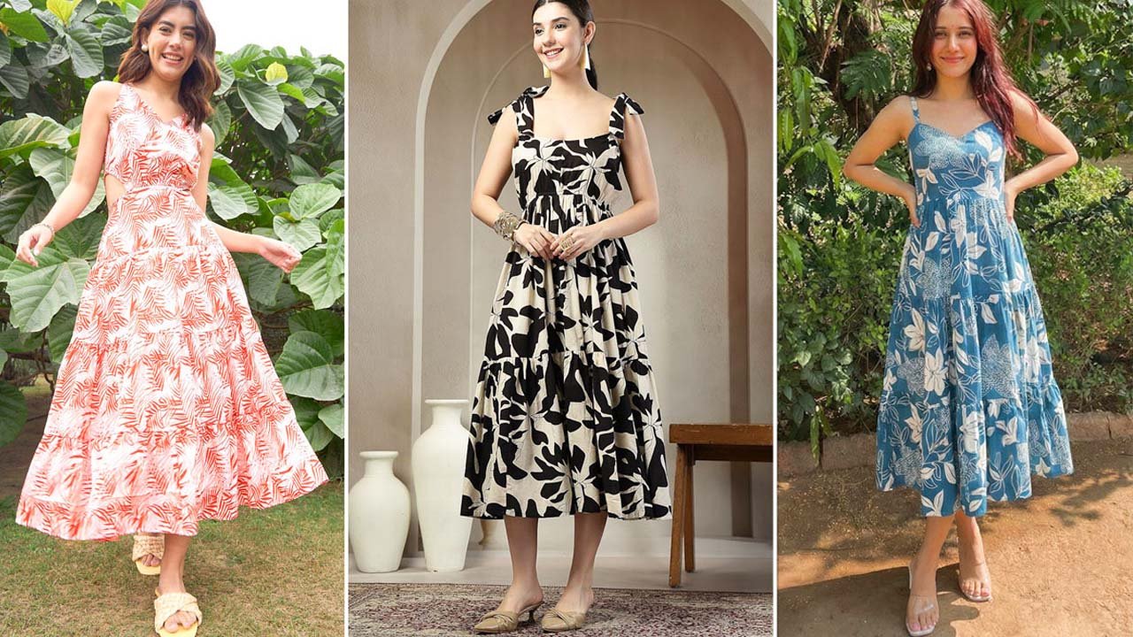 Sleeveless Kurti Designs: गर्मियों में इन स्लीवलेस मिडी ड्रेस डिज़ाइनों को ट्राई करें